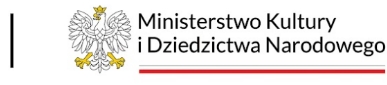 Flaga Ministerstwo Kultury i Dziedzictwa Narodowego