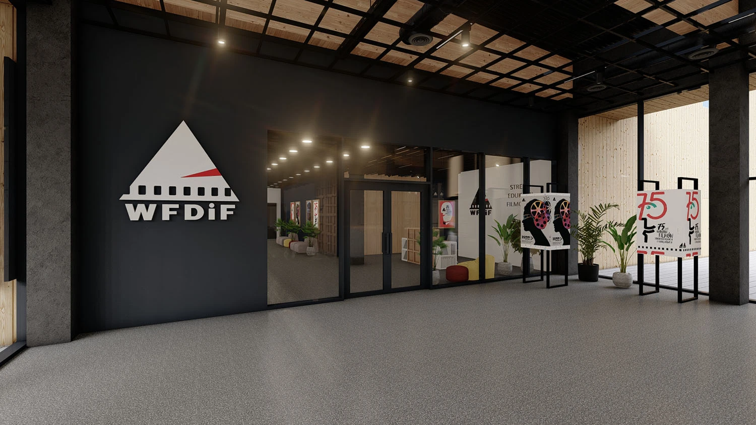 Lobby Edukatorium z Parkiem Filmowym WFDiF