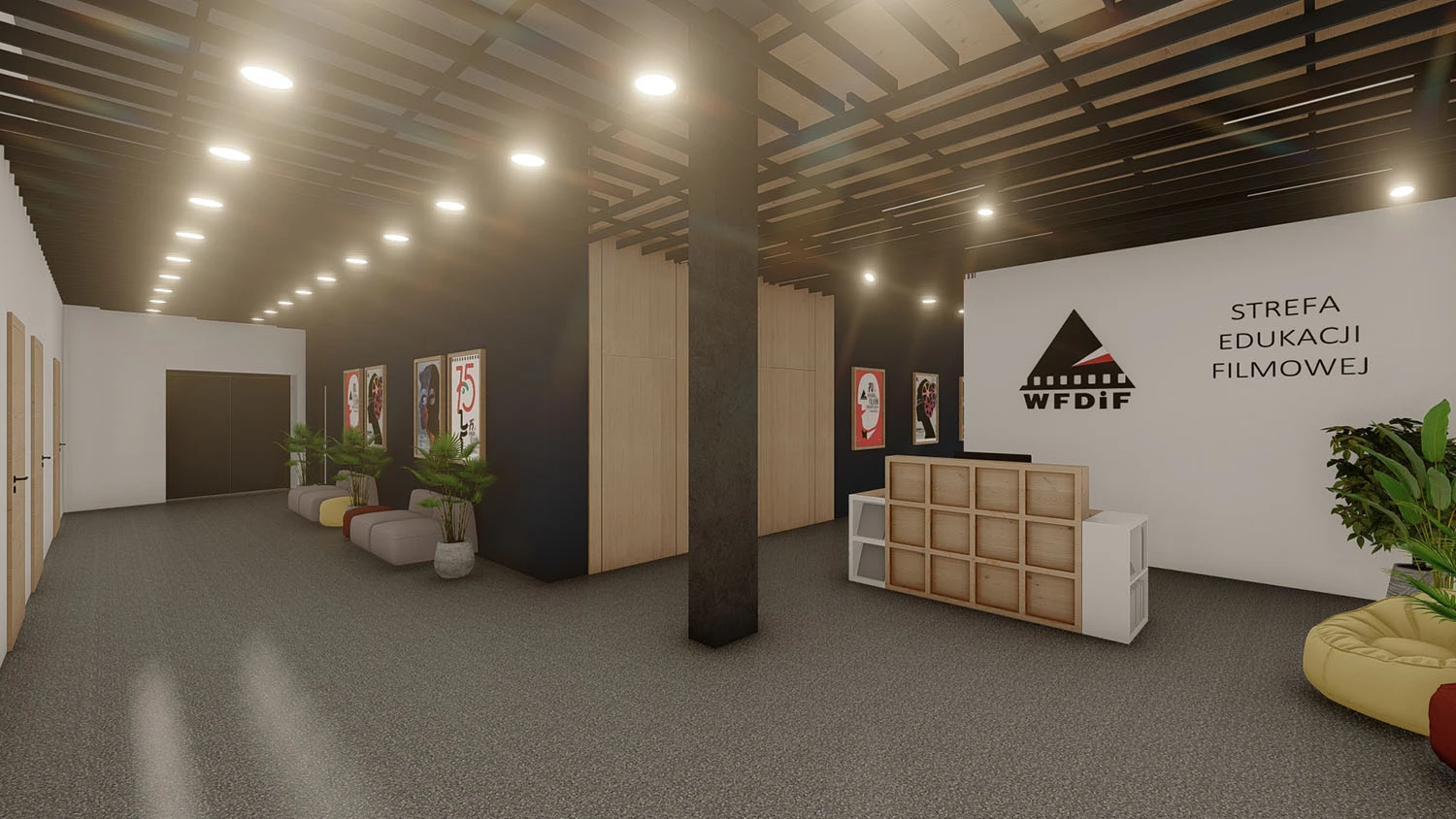 Foyer Edukatorium z Parkiem Filmowym WFDiF