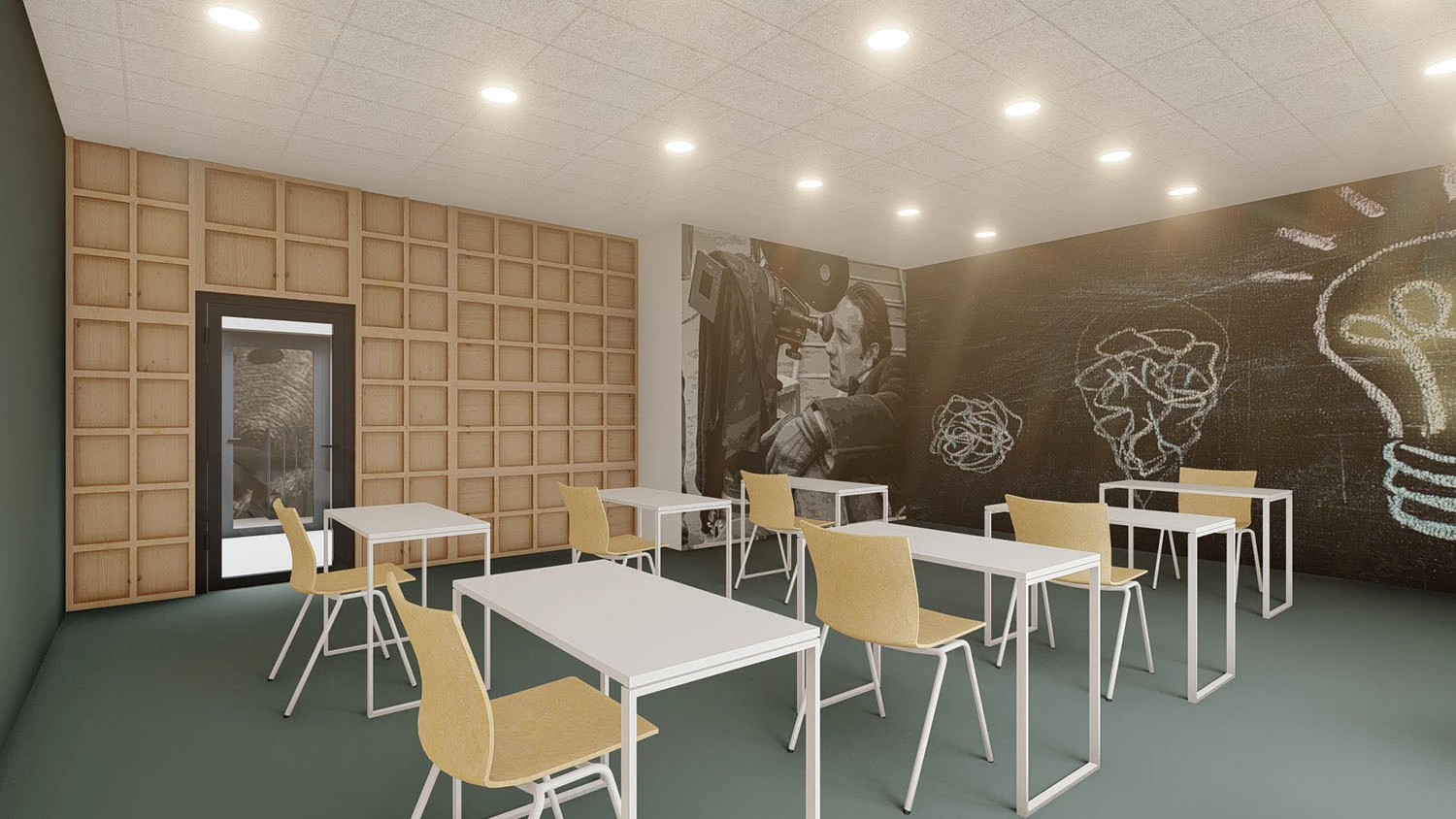 Sala edukacyjna w Edukatorium z Parkiem Filmowym WFDiF