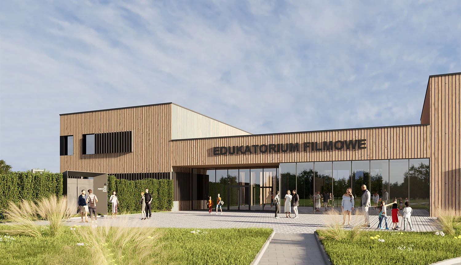 Edukatorium z Parkiem Filmowym WFDiF z frontu