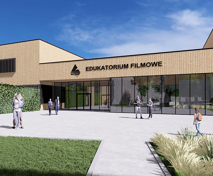 Budynek Edukatorium z Parkiem Filmowym WFDiF