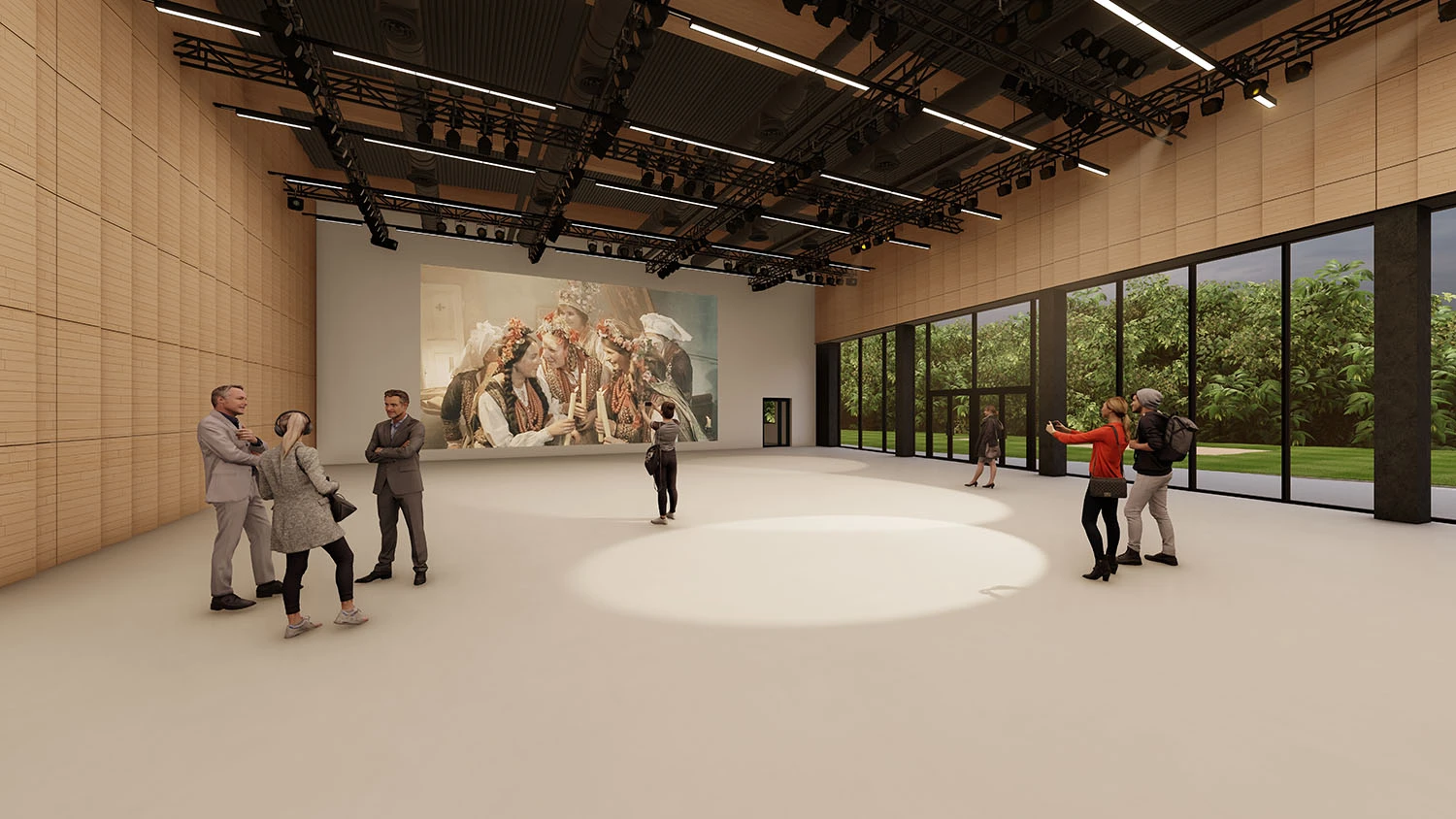 Strefa Wystaw w Edukatorium WFDiF